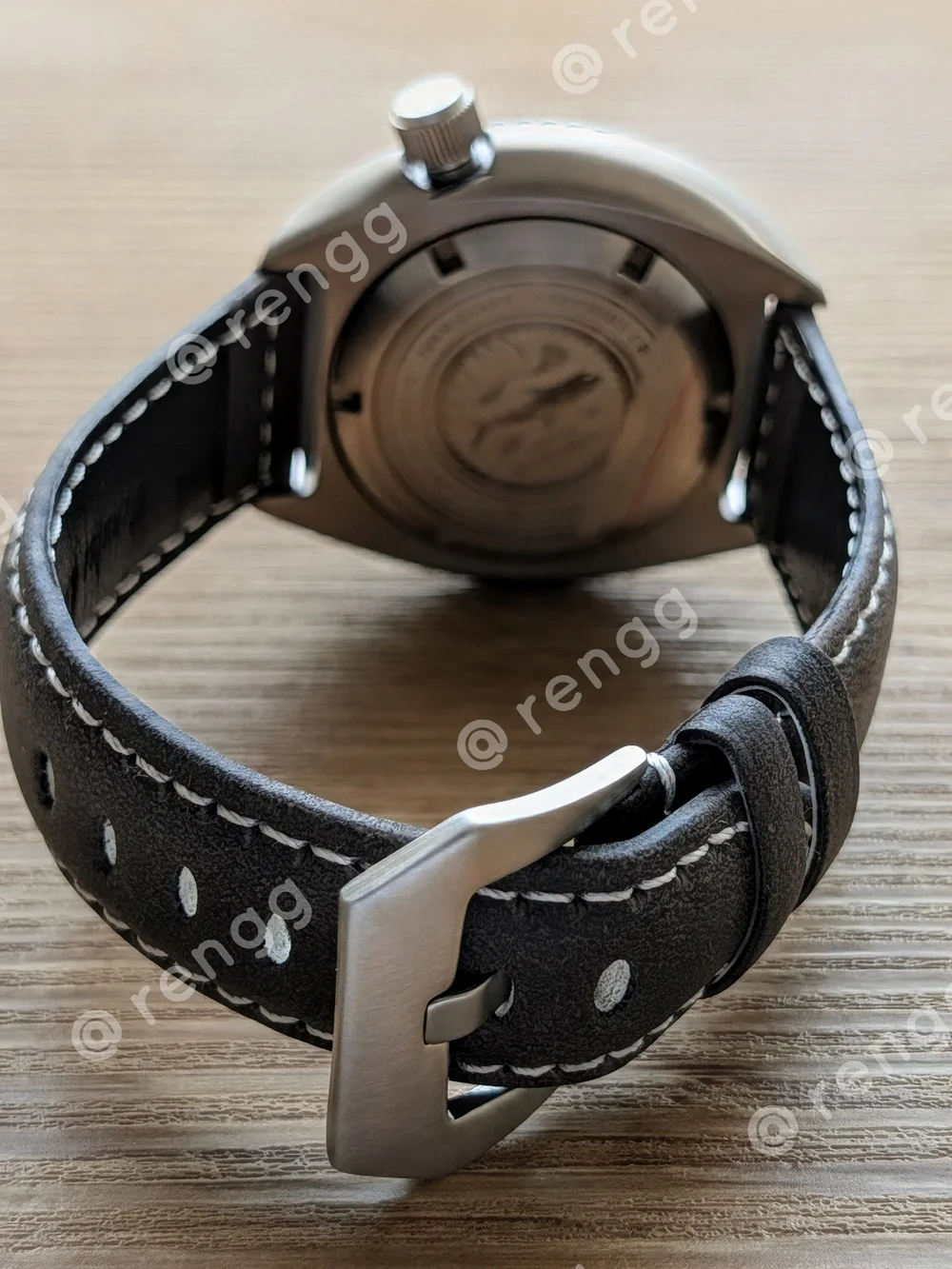 45mm Titanium Seiko GMT Turtle Diver Mod Automatic Watch Dark Gray Sapphire